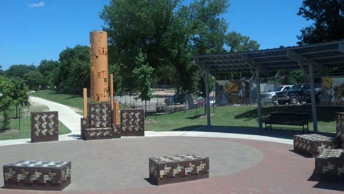 Redbud trail historical plaza