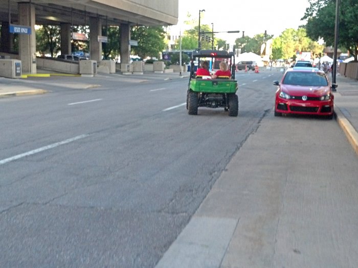 WFI officials operating four-wheeled All-Terrain motor Vehicle